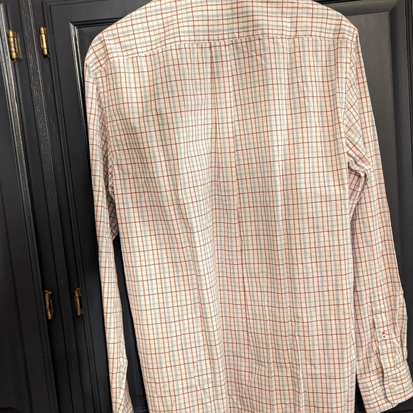 Collis Classic Fit Red White Blue Plaid Button Down Small NWT - Picture 6 of 6